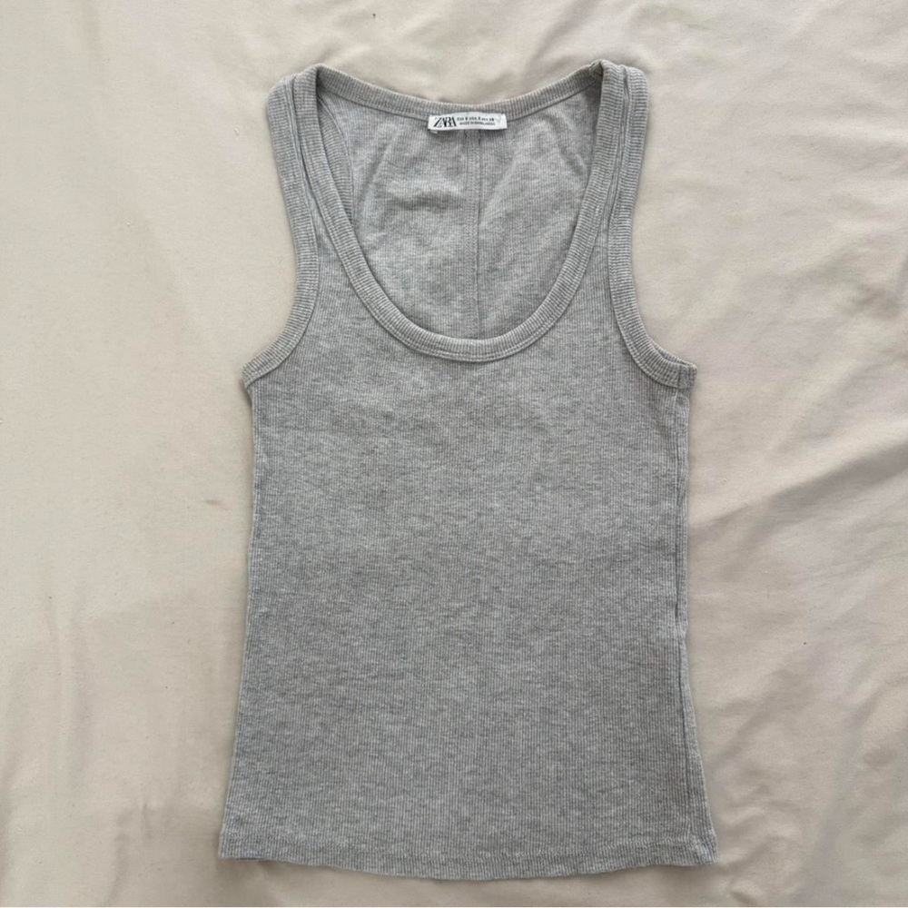 Zara Light Gray Tank Top